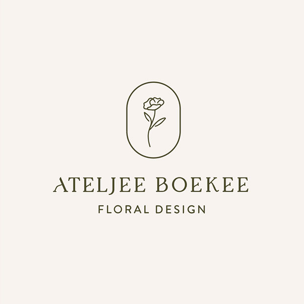 logo ontwerp oost vlaanderen bloemist florist branding rebranding