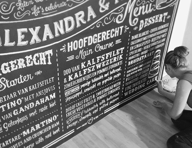 krijtbord ontwerp gent