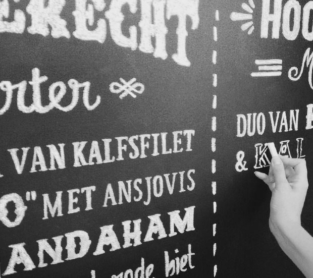 krijtbord ontwerp gent