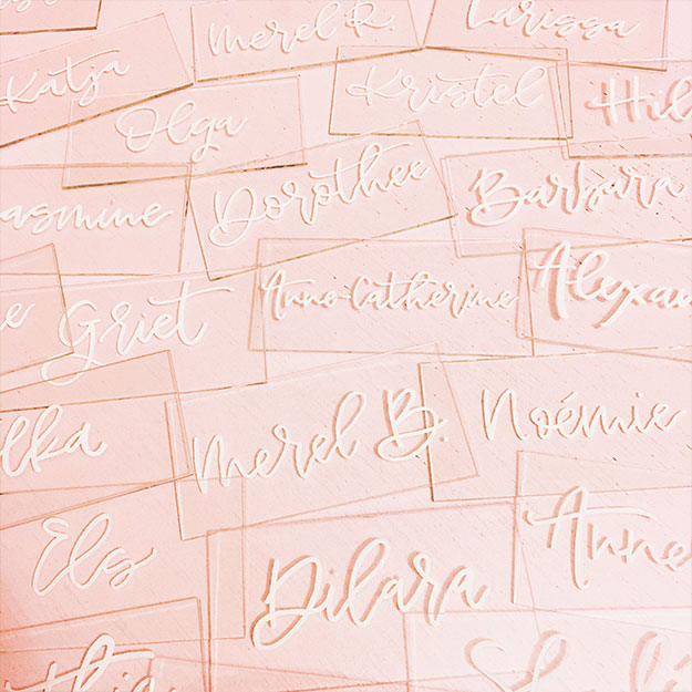 handlettering huwelijk trouw